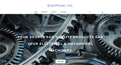 Desktop Screenshot of enerpower-inc.com