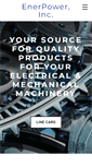 Mobile Screenshot of enerpower-inc.com